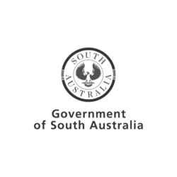 Seal of the Government of South Australia: circular emblem with a black swan and 'SOUTH AUSTRALIA' around it, plus the caption 'Government of South Australia' beneath.